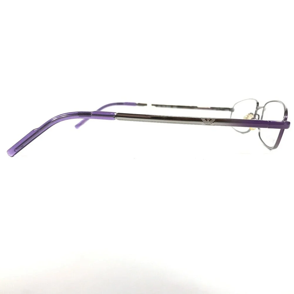 Emporio Armani Petite Eyeglasses Frames EA9029 8A0 Purple Silver 50-19-130